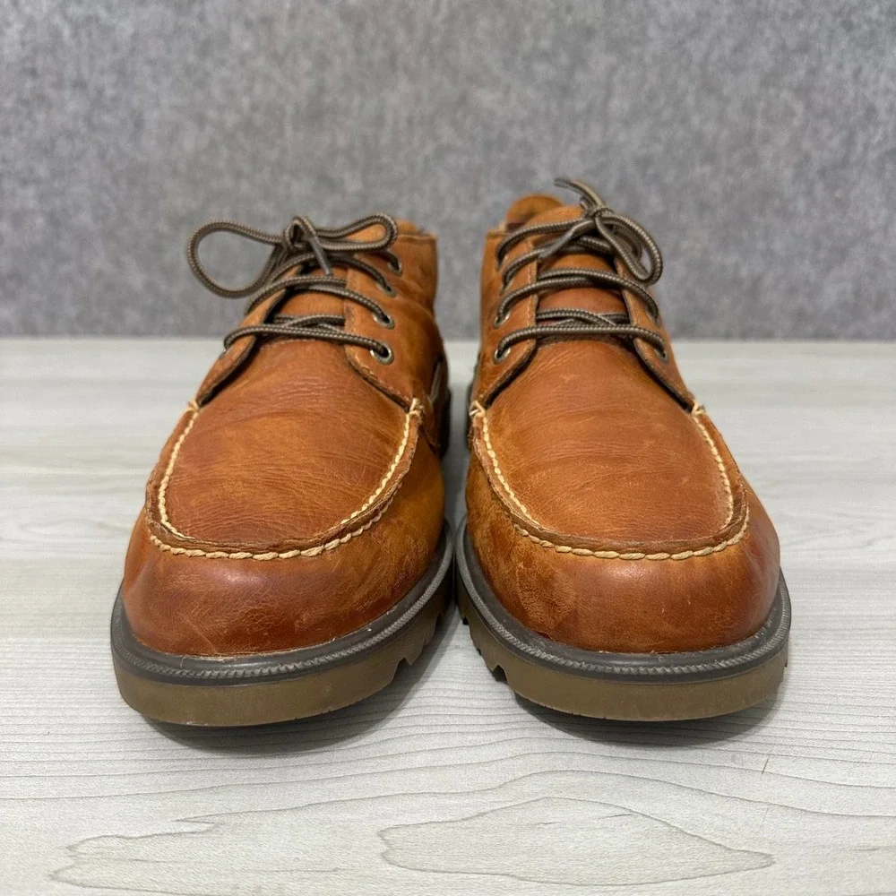 Sperry Lug Chukka Boot Mens 12 Brown Leather Waterproof Authentic Original
